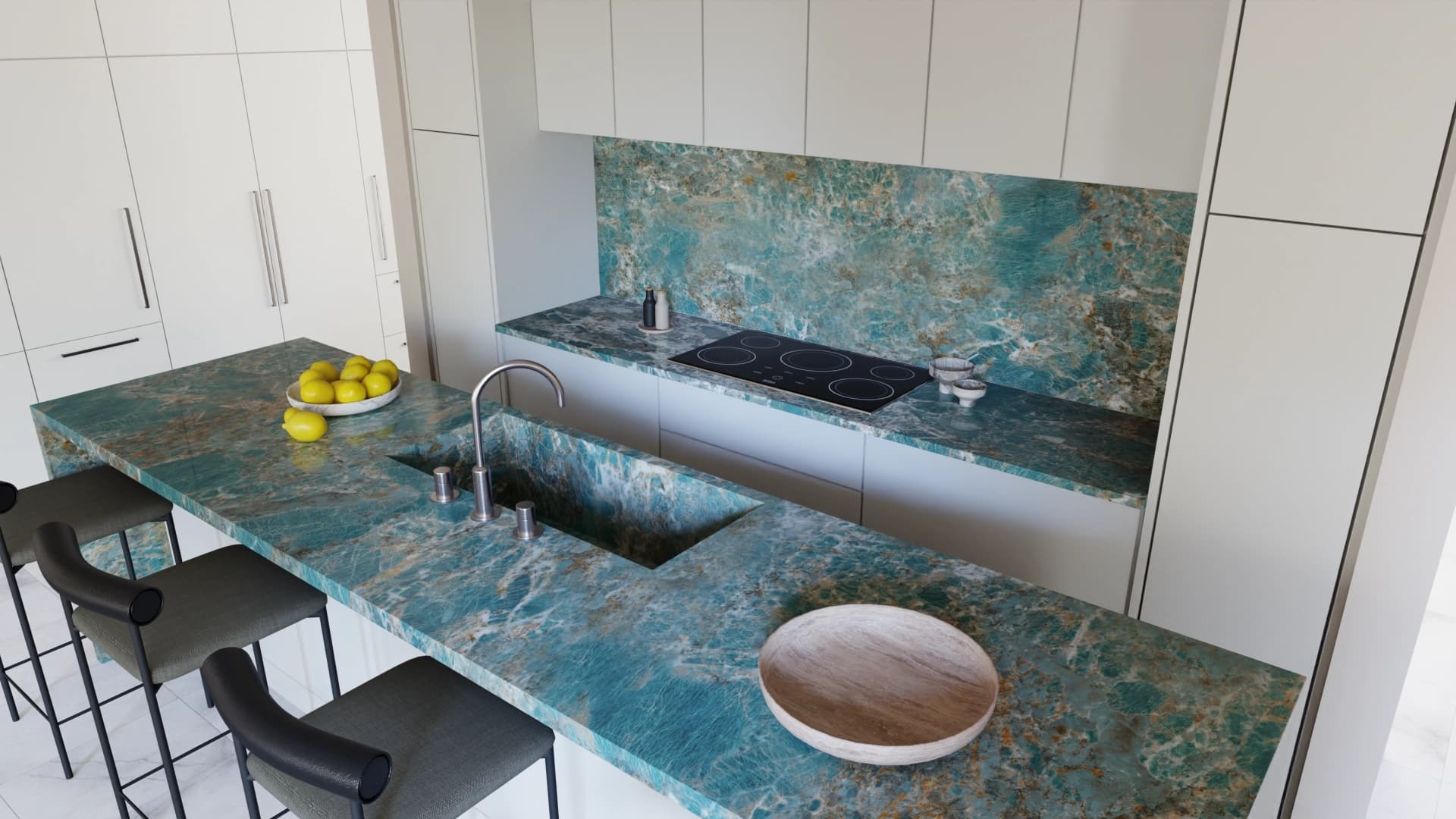 AC Stone Kitchen Scene